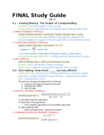 MATH 115 - Study Guide