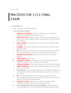 OU - ECON 1113 - Study Guide - Final