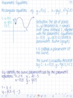 What is the parametric equations?