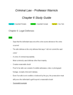 JUS- 375 30706 - Study Guide