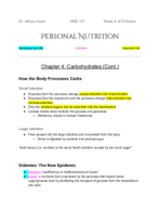 How does the body process carbs?