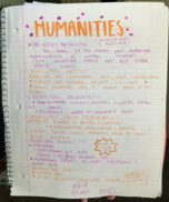 UCO - HUM 2113 - Class Notes - Week 1