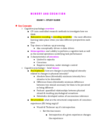 Albany - APSY 381 - Study Guide - Midterm