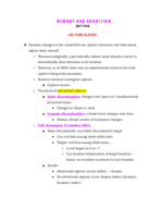 Albany - APSY 381 - Class Notes - Week 8