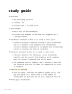 BIO 1510 - Study Guide
