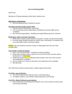 Penn State - COMM 320 - Class Notes - Week 1