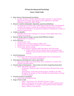 PSY 250 - Study Guide