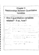 What is the relationship between two quantitative variables?