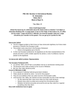 PSC 403 - Class Notes - Week 4
