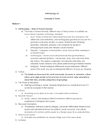 ANTHRO 2 - Study Guide