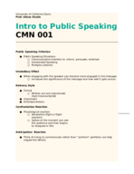 What are the different styles of public speaking?