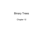 What is binary tree used for?