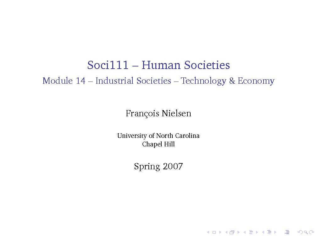 HUMAN SOCIETIES