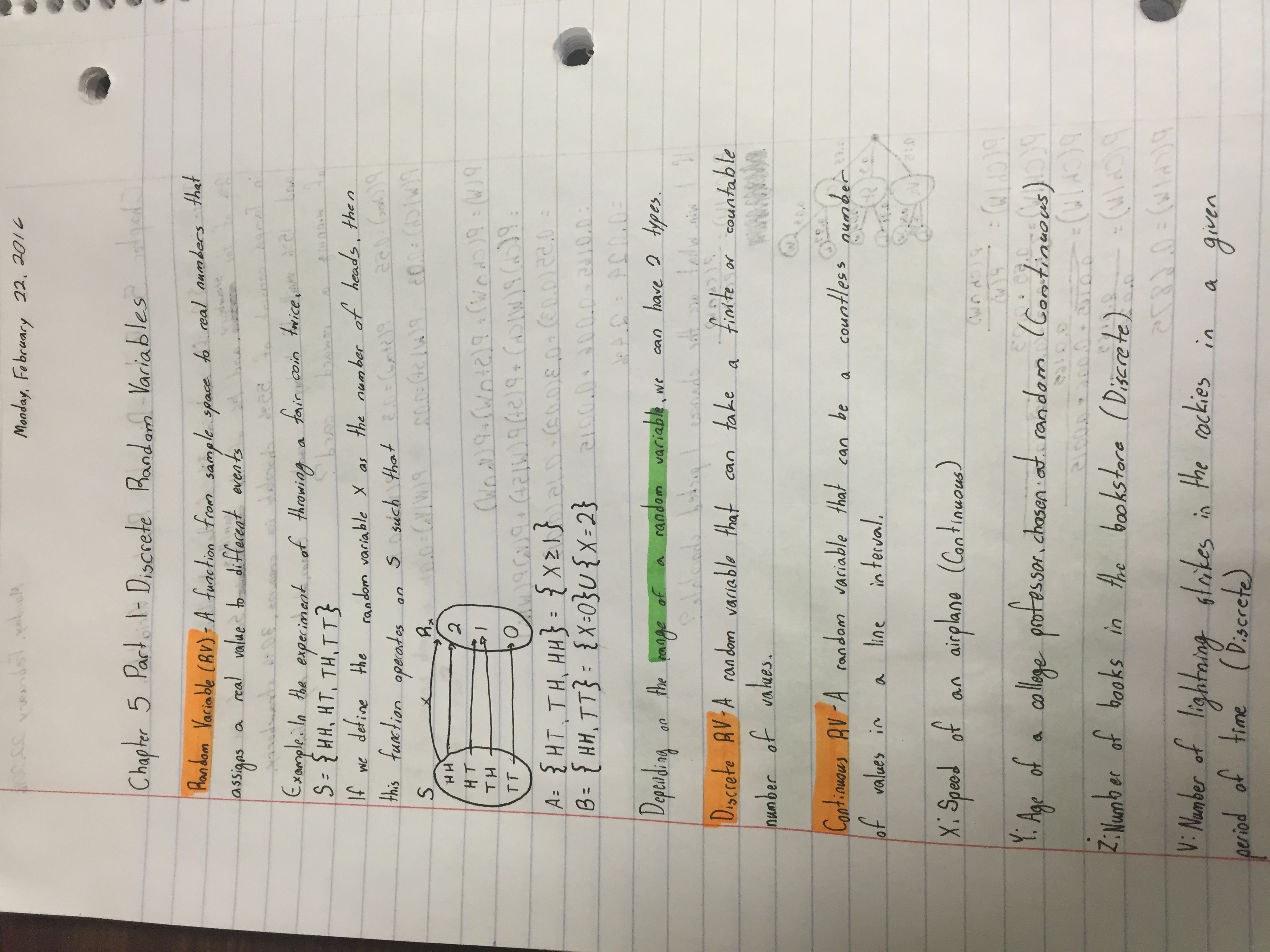 Statistics Week 6 Notes