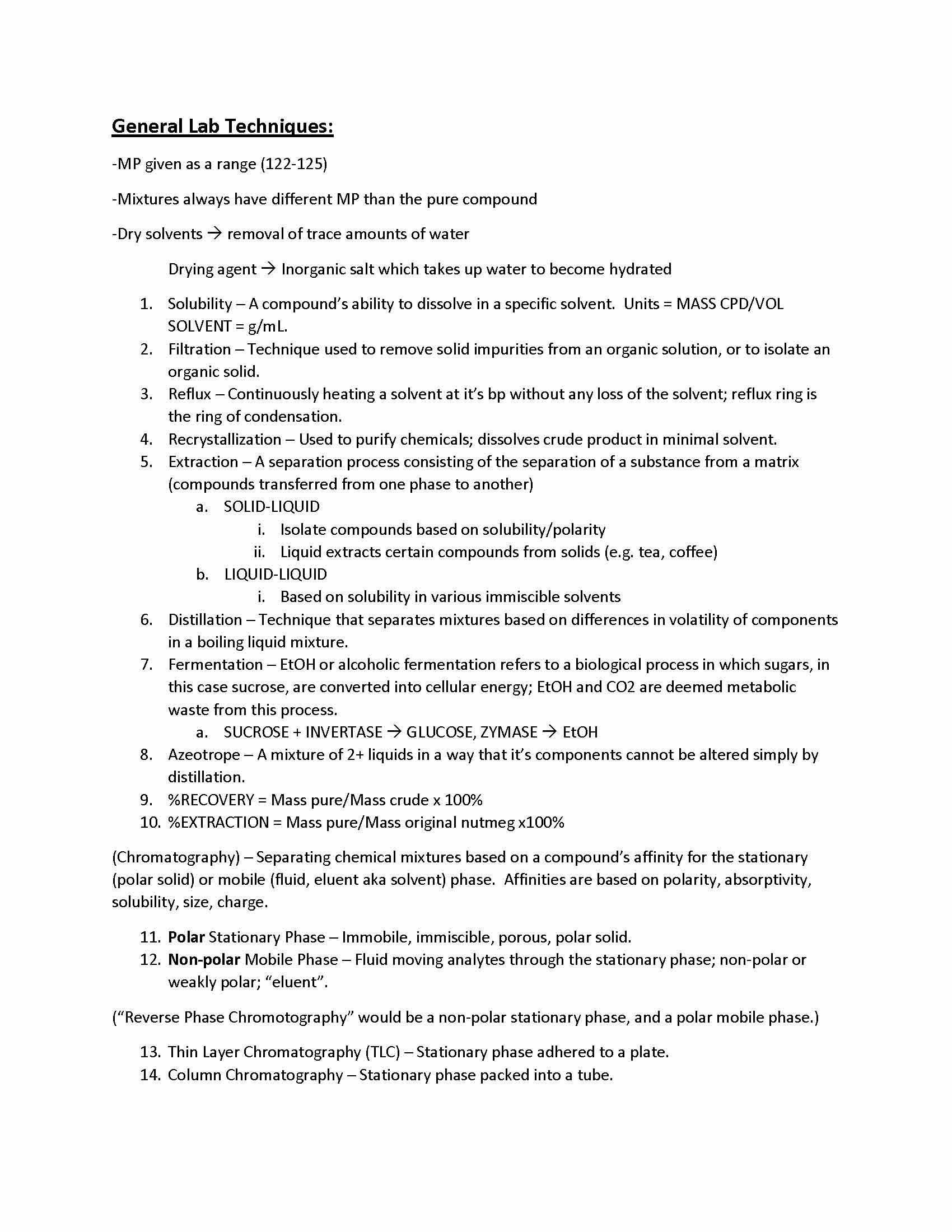 Organic Chemistry Laboratory Biological Emphasis