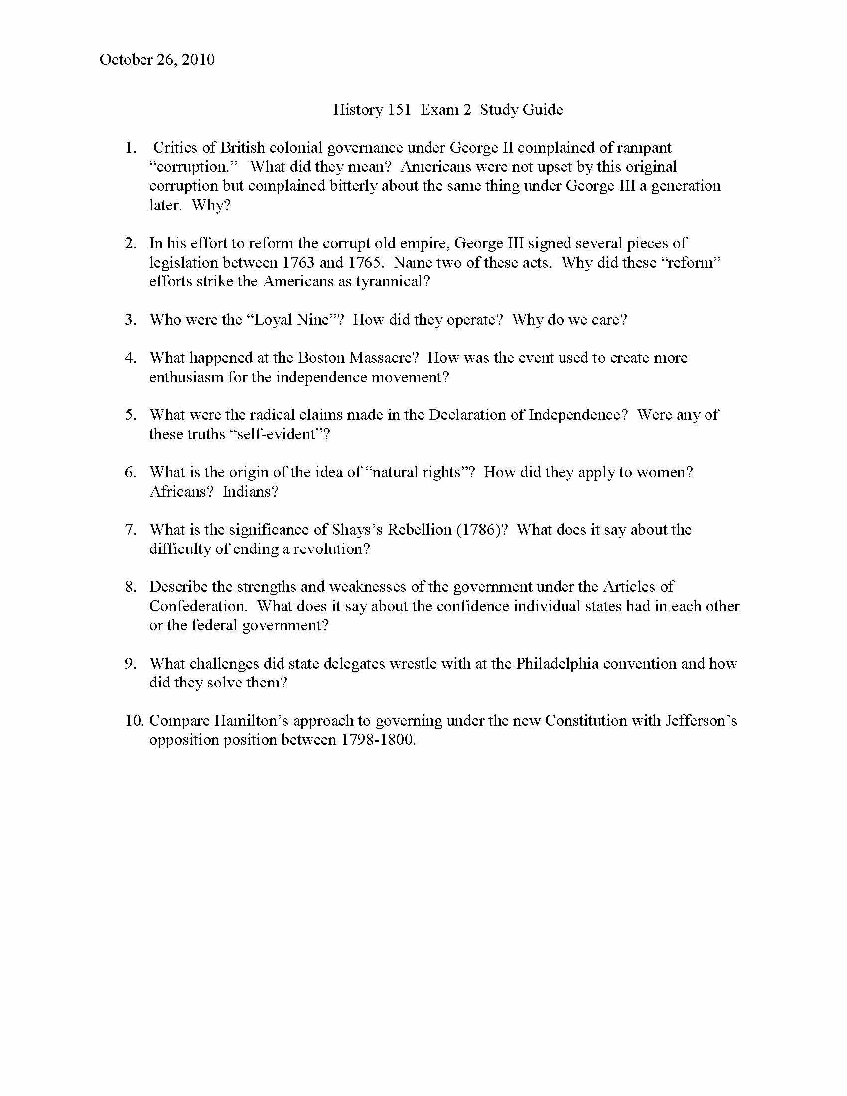 American History To 1877