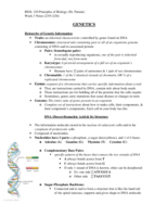 Biology 120 Genetics Exam Study Guide