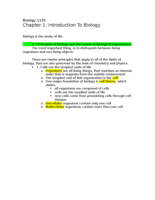Week 1: Chapter 1 Notes from book