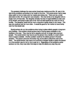 HCA 210 Week 3-CheckPoint - Long-Term Care Simulation