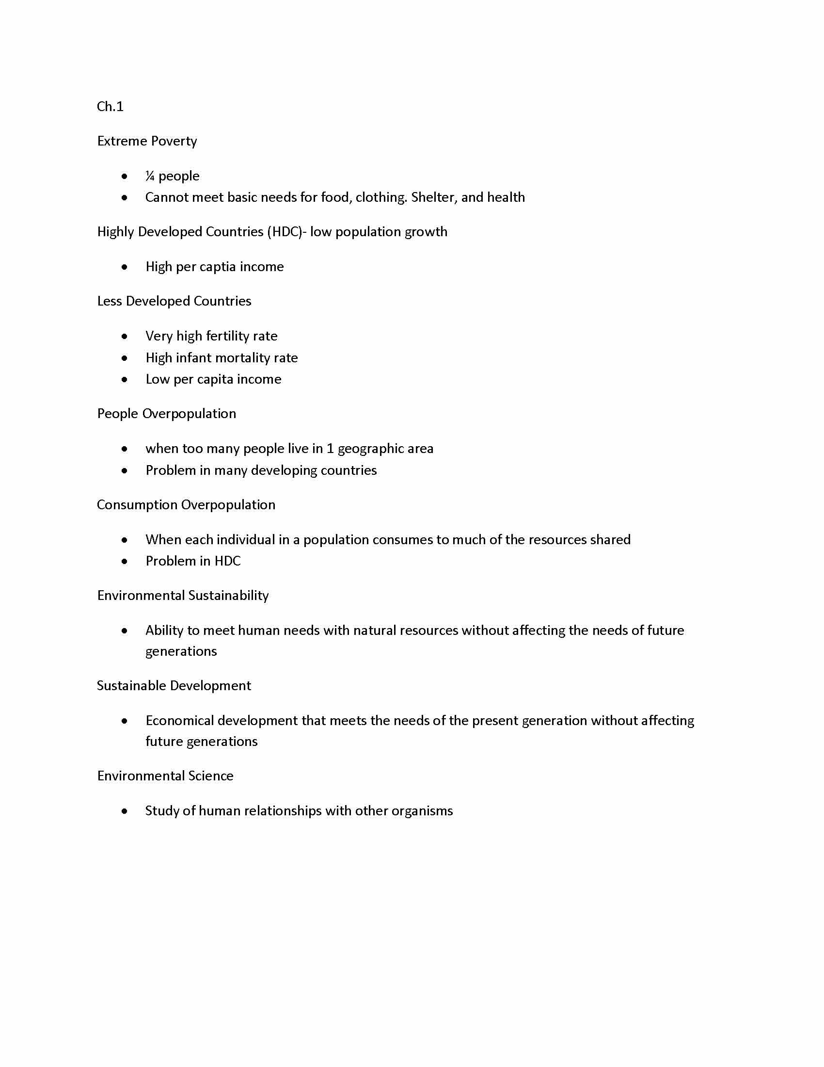 IntroEnvironmental Systems I