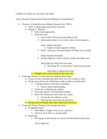 COMM 2713 NOV 04 Notes