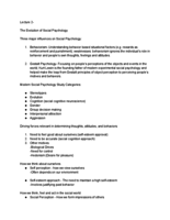 Notes Lecture 2 