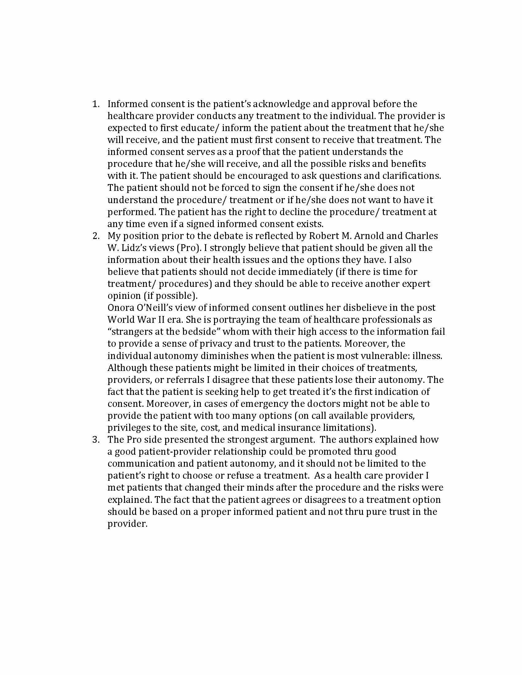 Ethical Issues in Healthcare