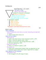 JRNL 120: Week 2 - 8/31, 9/2, 9/4