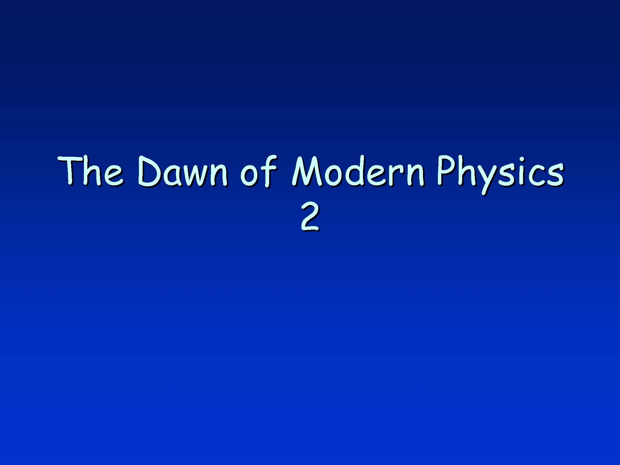 INTERMED MODRN PHYSC