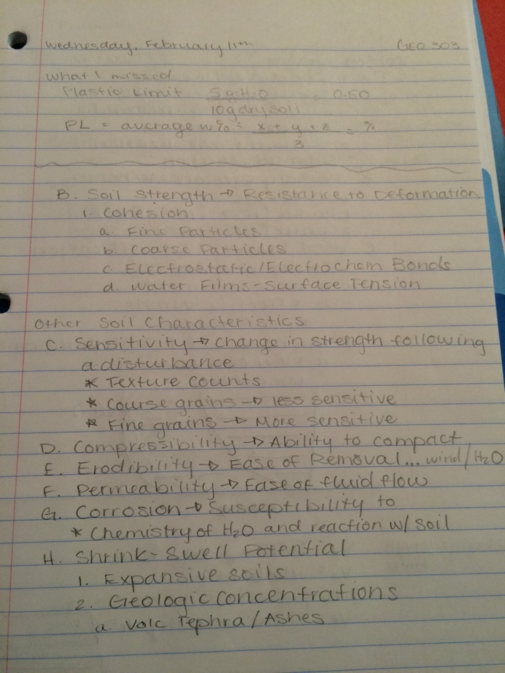 Soil Characteristics and Erosion