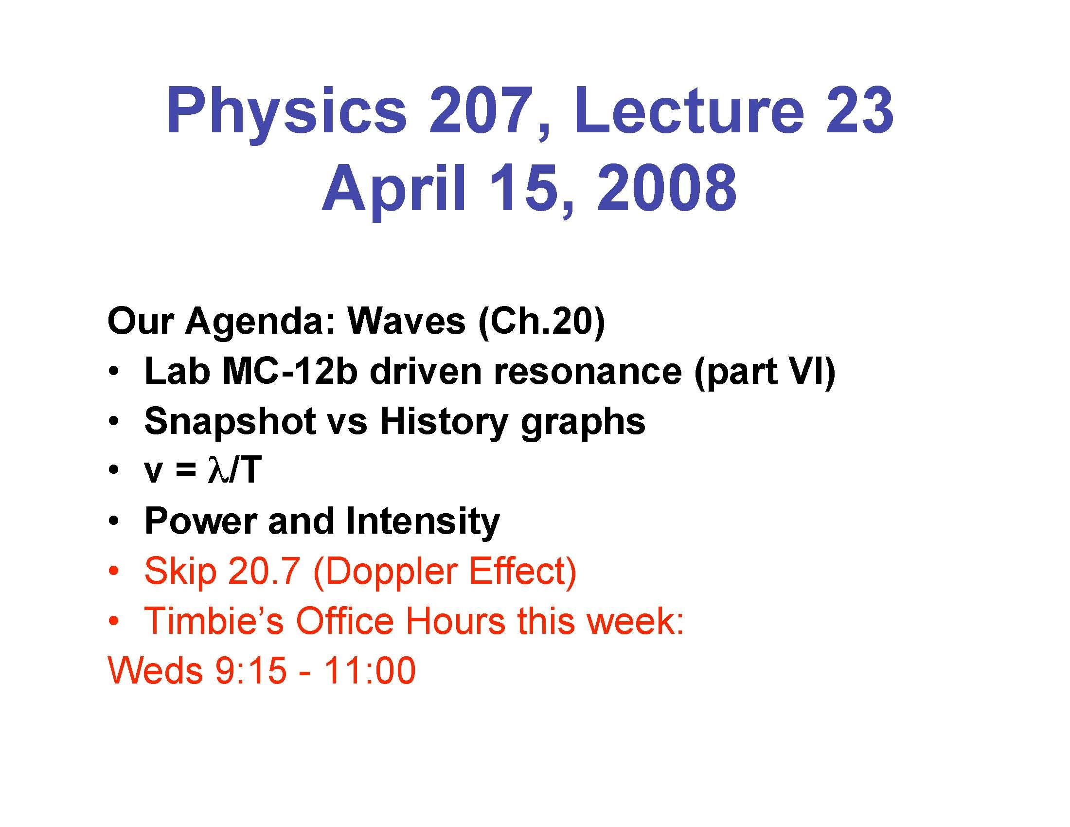 General Physics