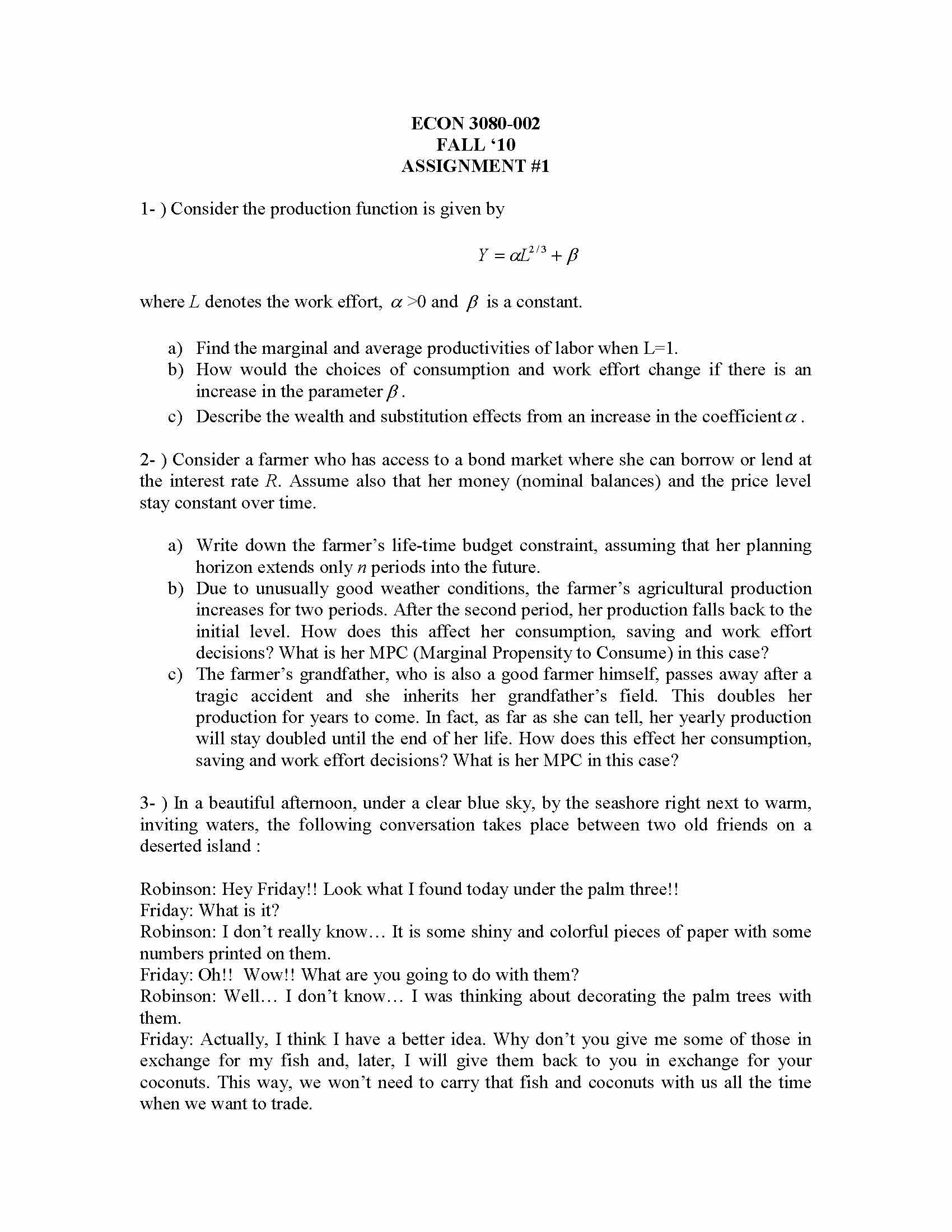 Intermediate Macroeconomic Theory