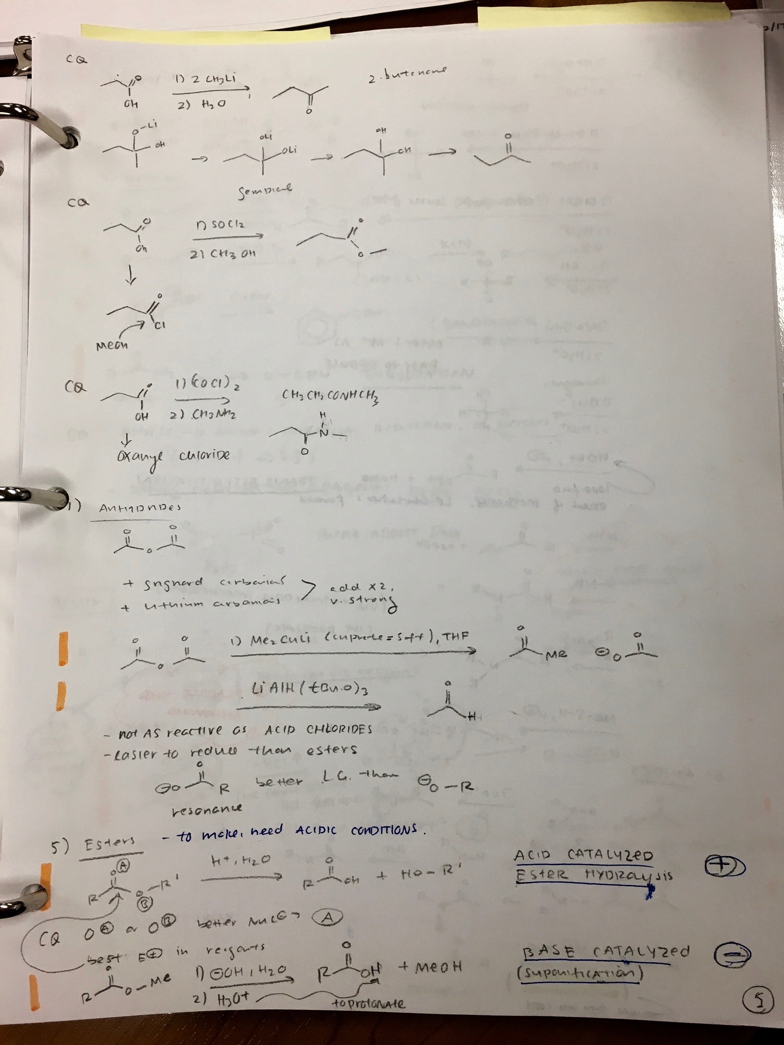 Chem 210-2 C21 Notes