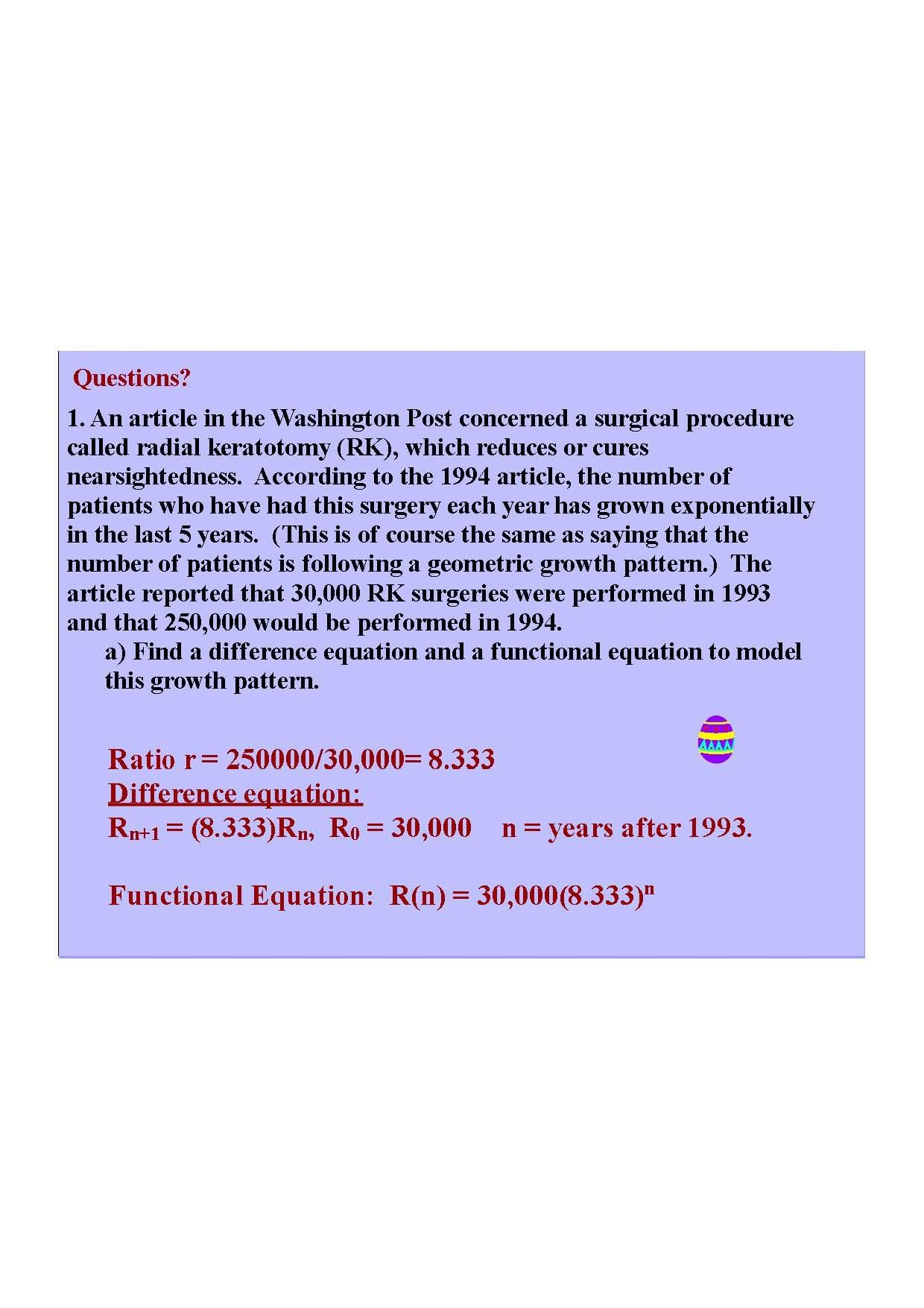 Math Modeling Precalculus I
