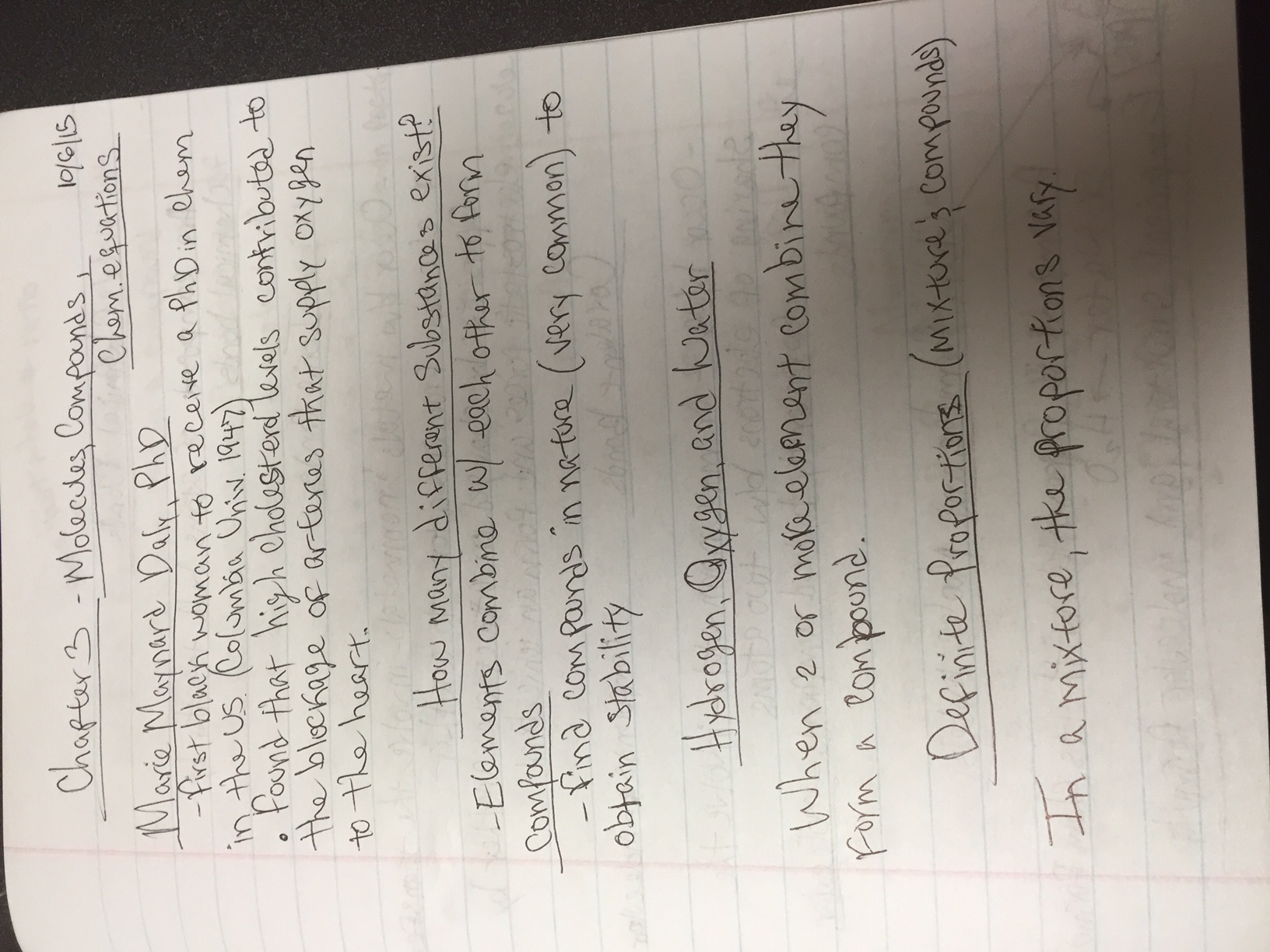 Chapter 3 Notes