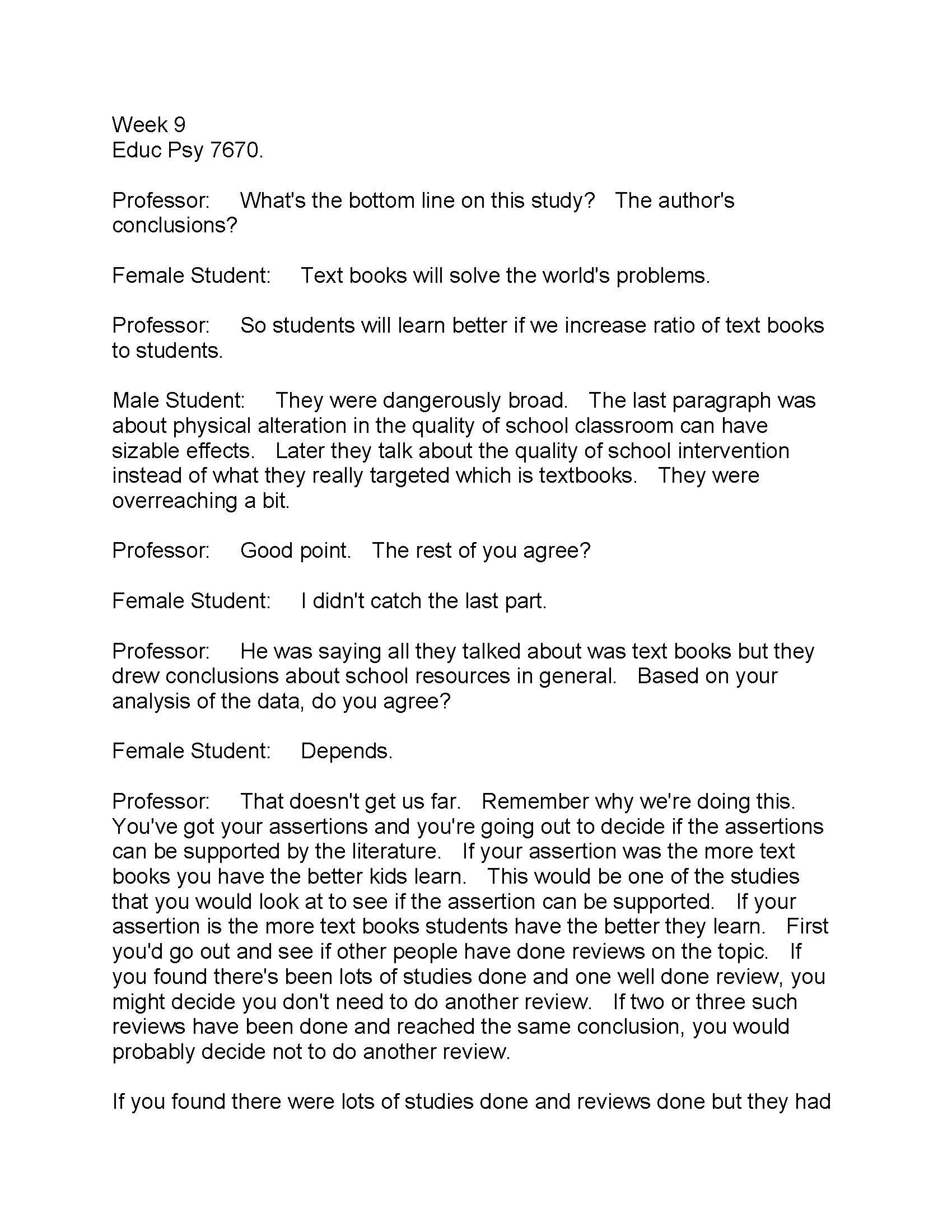 LIT REVIEW IN ED & PSY