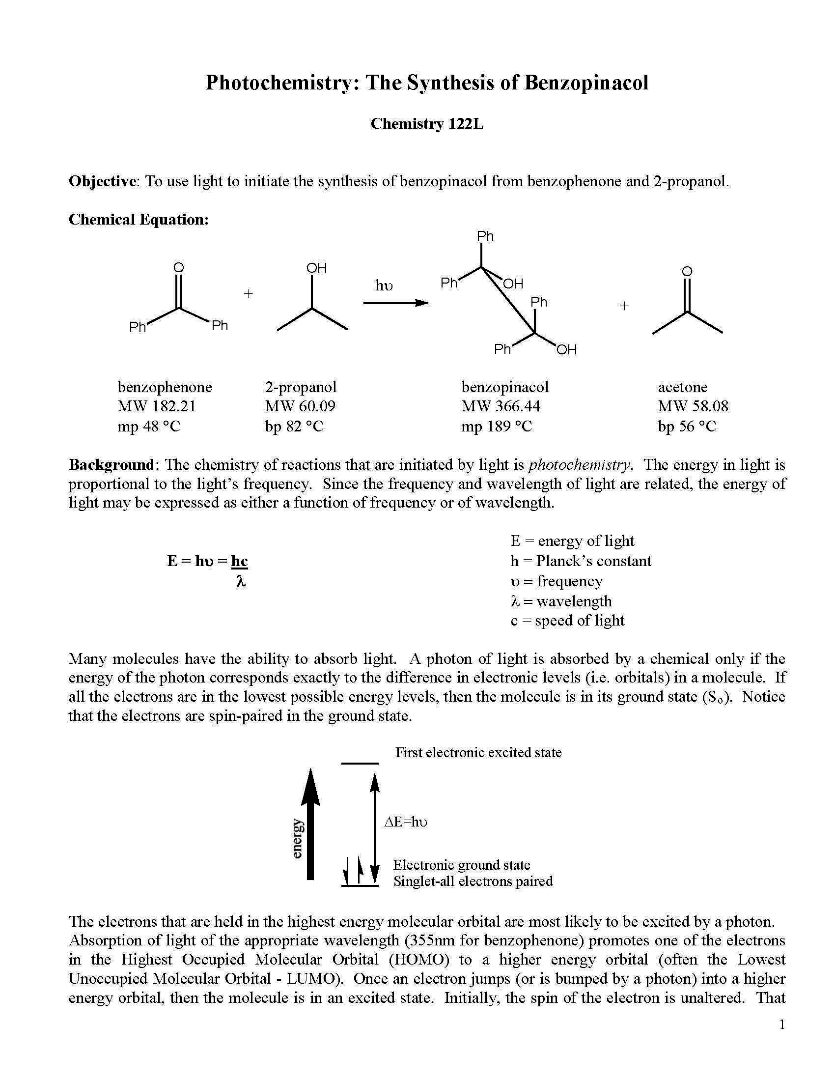 Introduction to Organic Chemistry Lab
