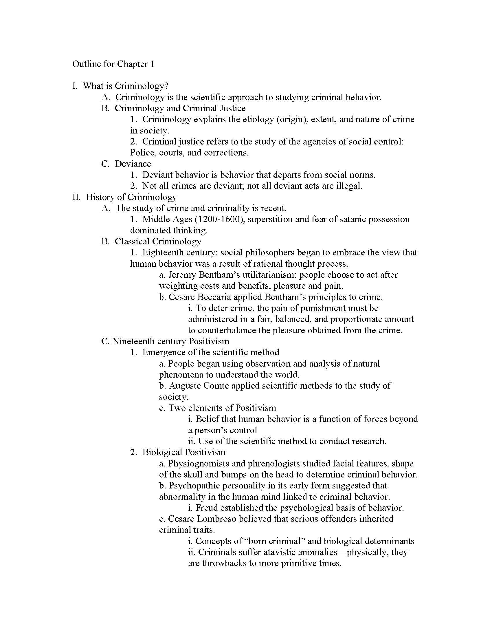 Criminology