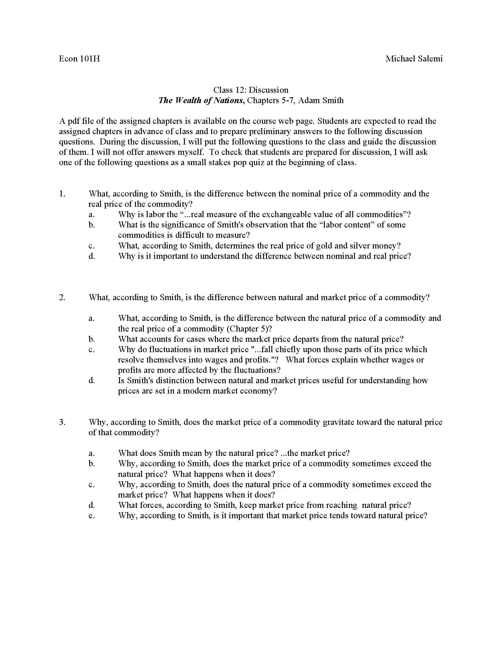 Introduction to Economics