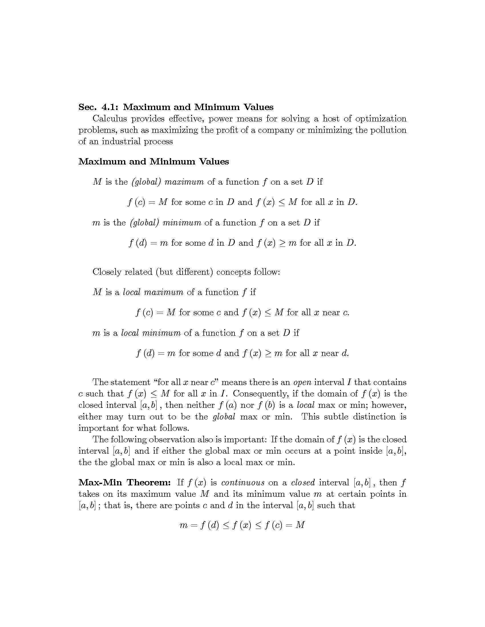 DIFFERENTIAL CALCULUS