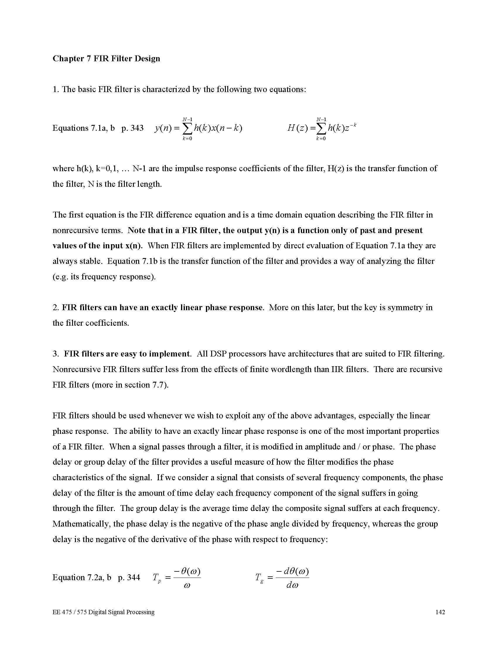 DIGITAL SIGNAL PROCESSING
