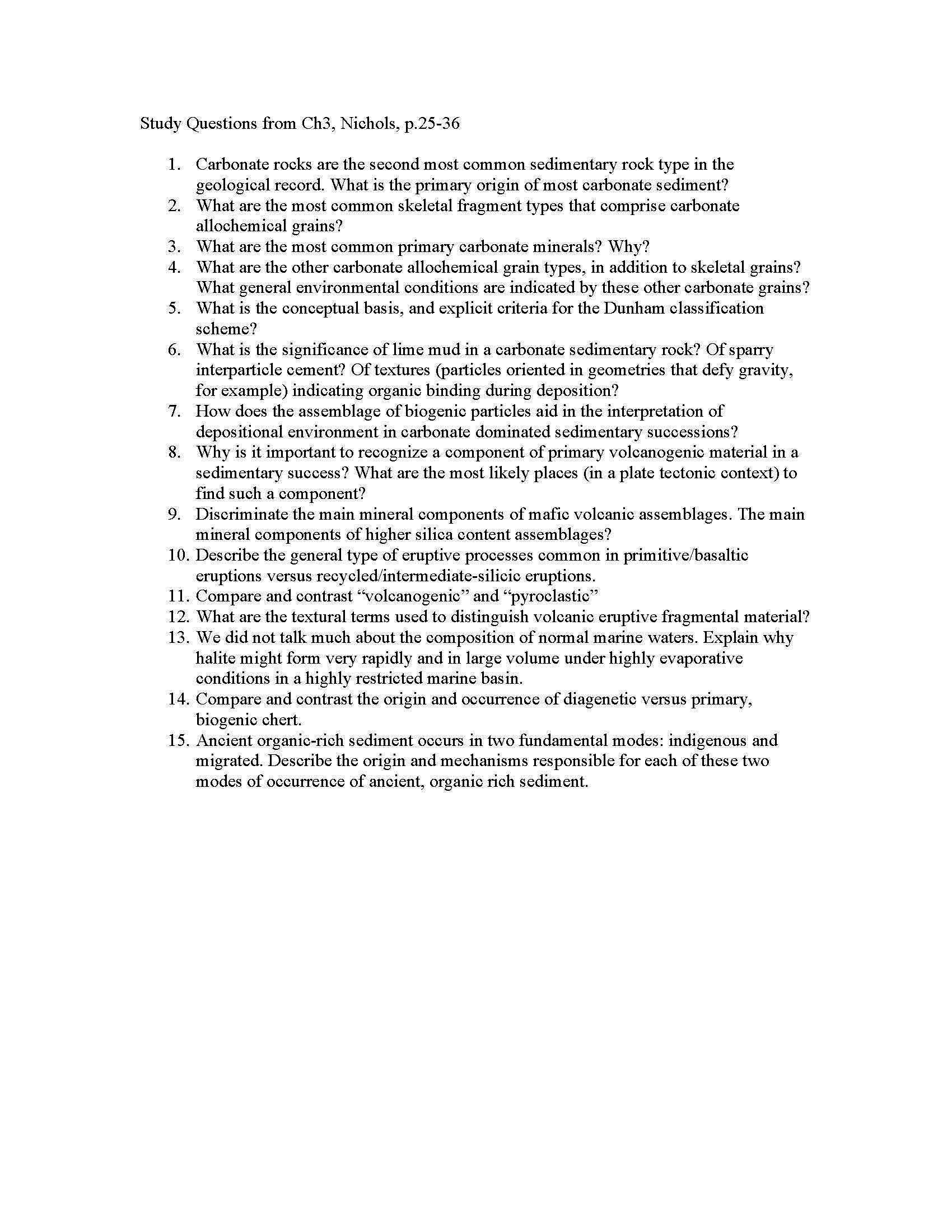 Sedimentation&stratigraphy