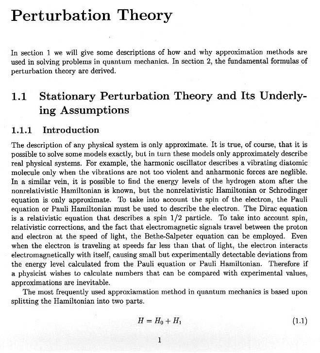 QUANTUM MECHANICS I