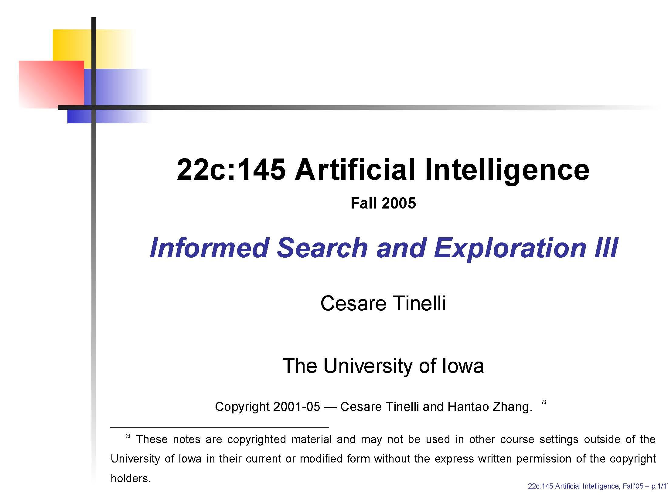 Artificial Intelligence