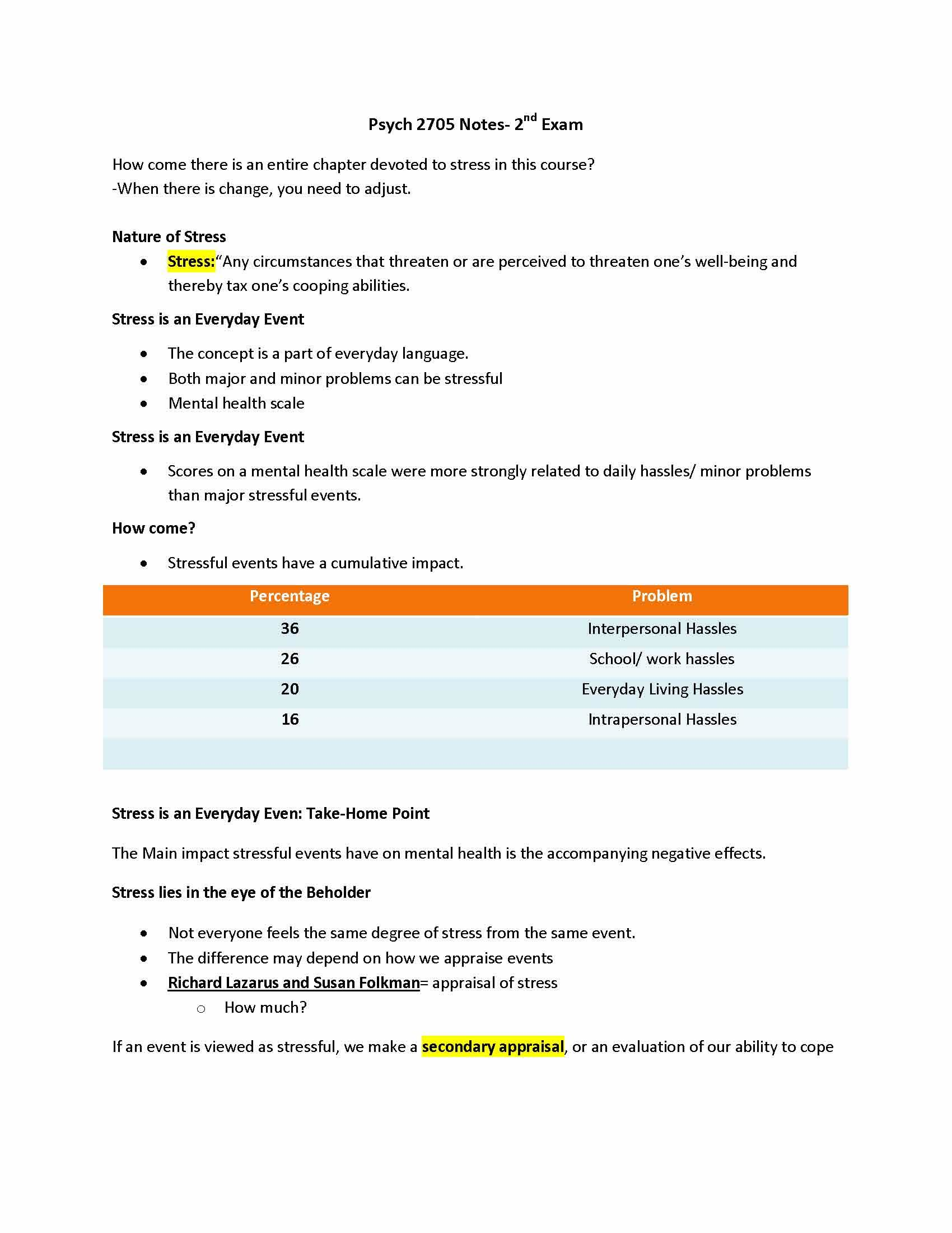 Psychology of Adjustment