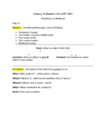 Lecture notes for Week One