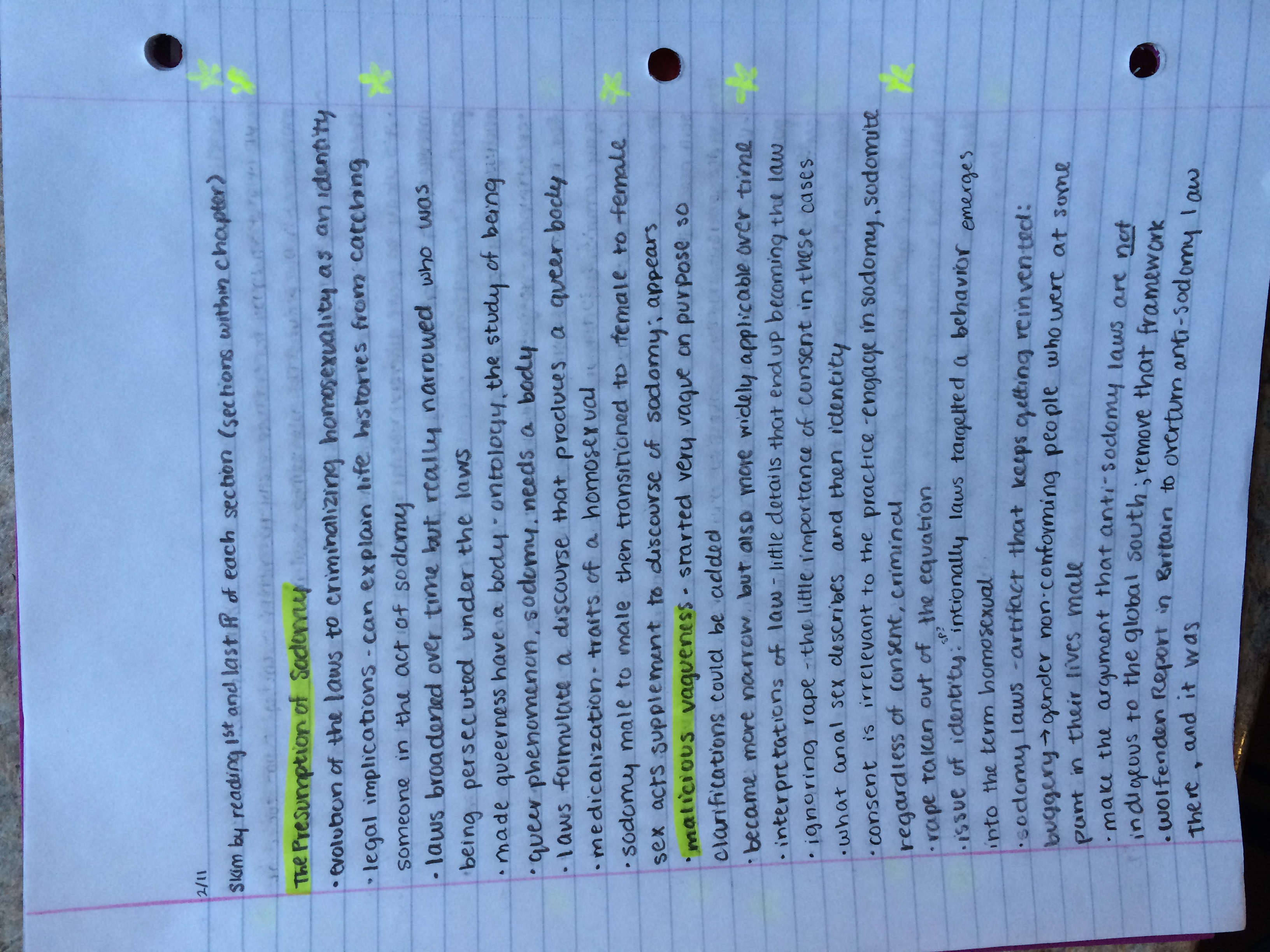 Week 4 Lecture Notes