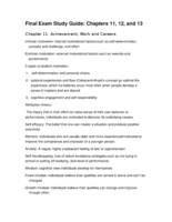 Final Exam Study Guide