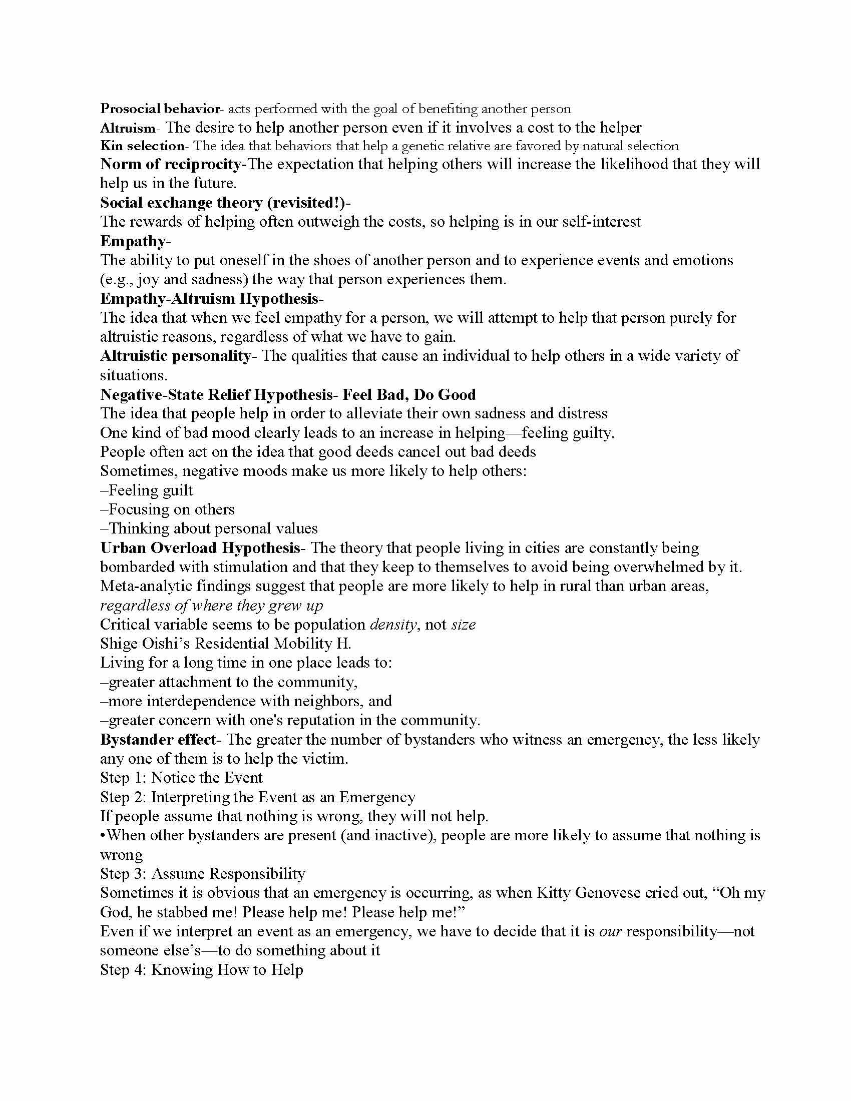Introduction to Social Psychology