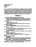 Study Guide for Mid Term